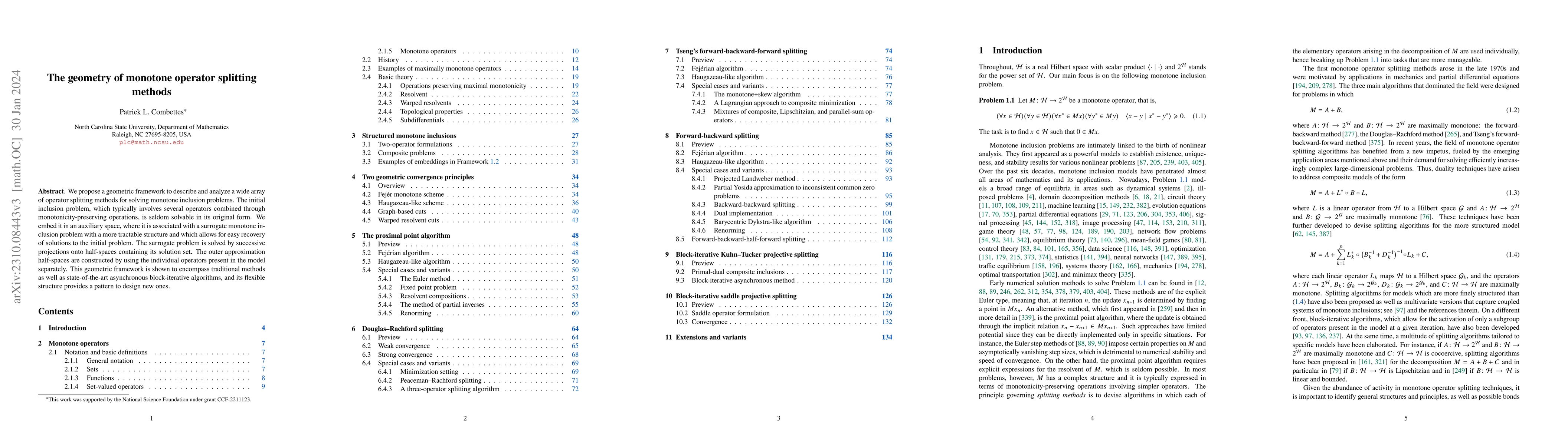 Thumbnail for The Geometry of Monotone Operator Splitting Methods