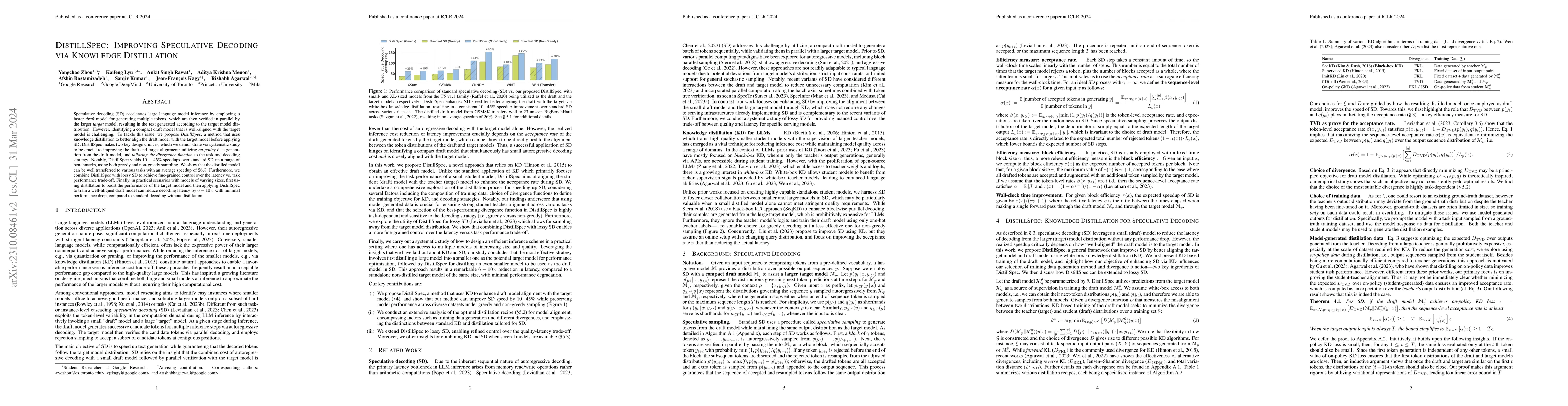 Thumbnail for DistillSpec: Improving Speculative Decoding via Knowledge Distillation
