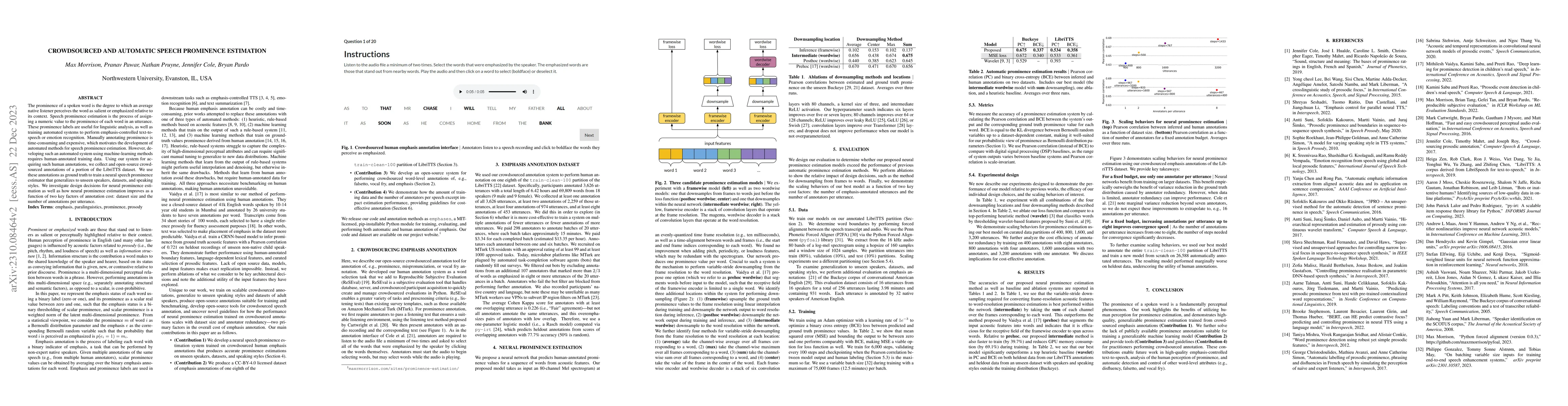 Thumbnail for Crowdsourced and Automatic Speech Prominence Estimation
