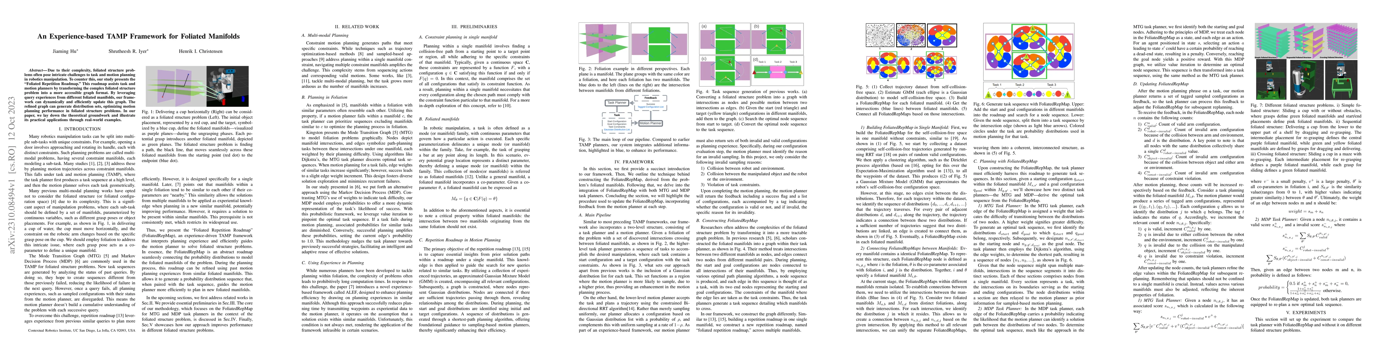 Thumbnail for An Experience-based TAMP Framework for Foliated Manifolds