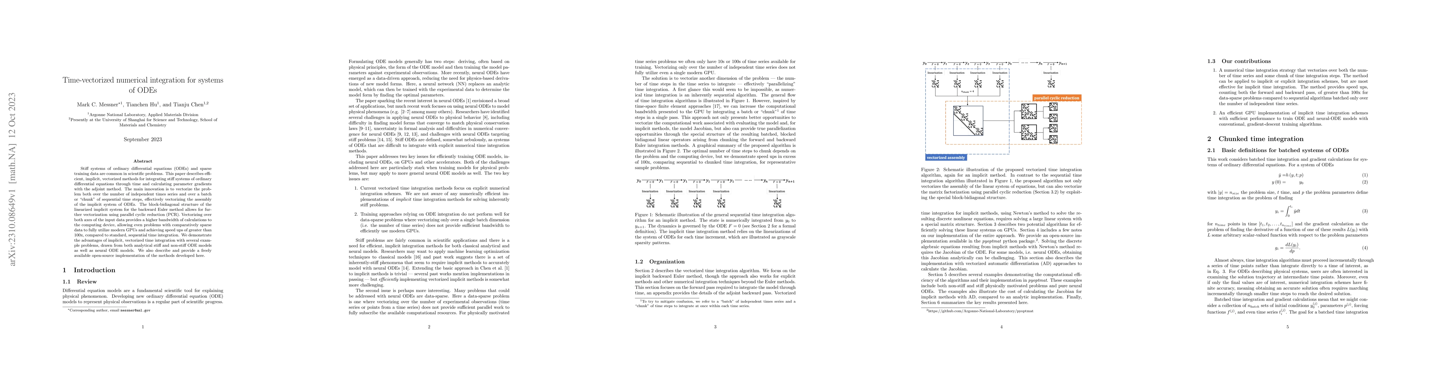 Thumbnail for Time-vectorized numerical integration for systems of ODEs