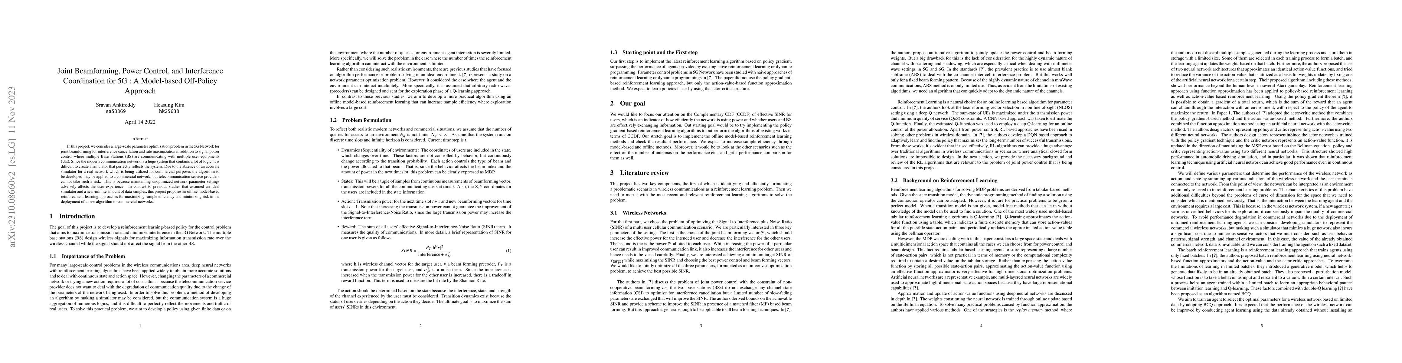 Thumbnail for Learning RL-Policies for Joint Beamforming Without Exploration: A Batch
  Constrained Off-Policy Approach