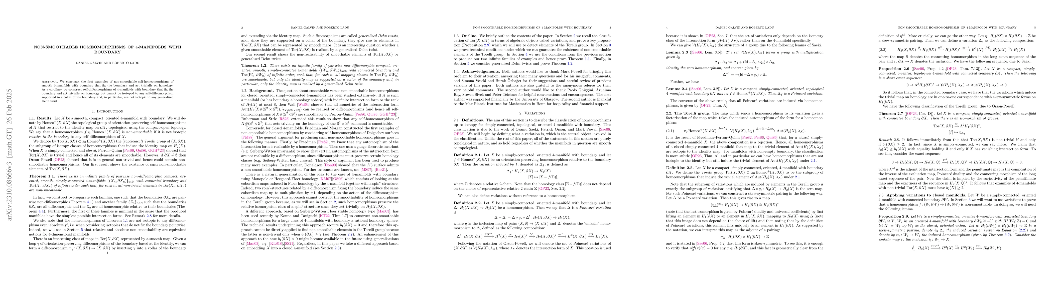 Thumbnail for Non-smoothable homeomorphisms of $4$-manifolds with boundary