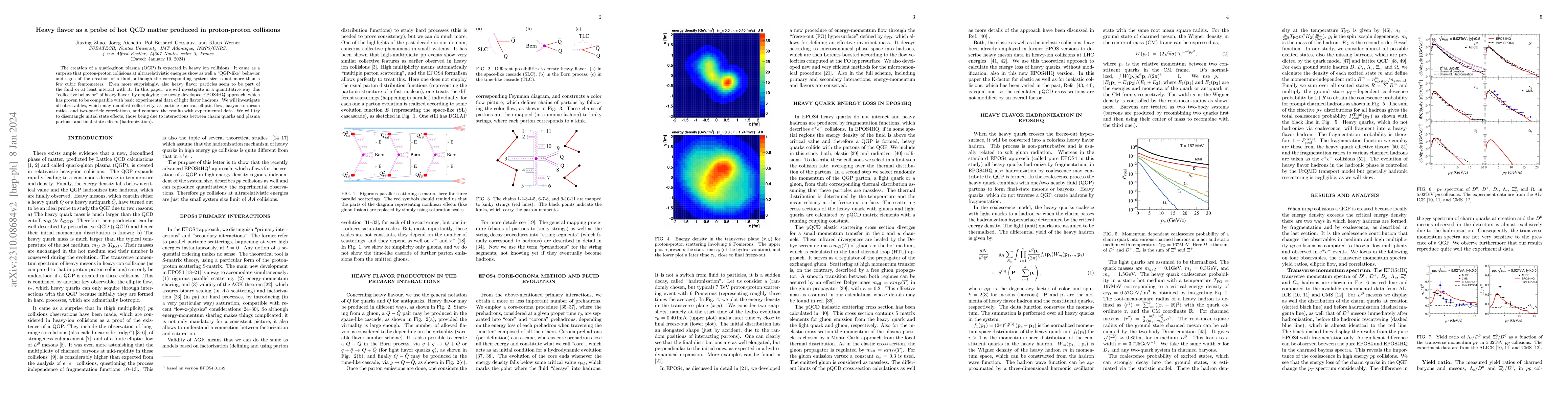 Thumbnail for Heavy flavor as a probe of hot QCD matter produced in proton-proton
  collisions