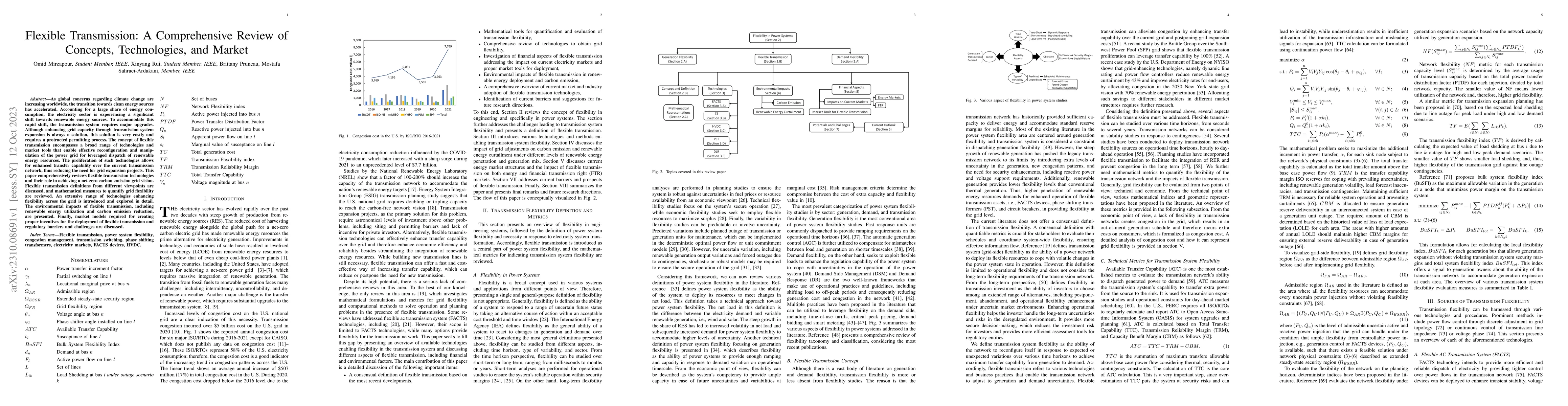 Thumbnail for Flexible Transmission: A Comprehensive Review of Concepts, Technologies,
  and Market