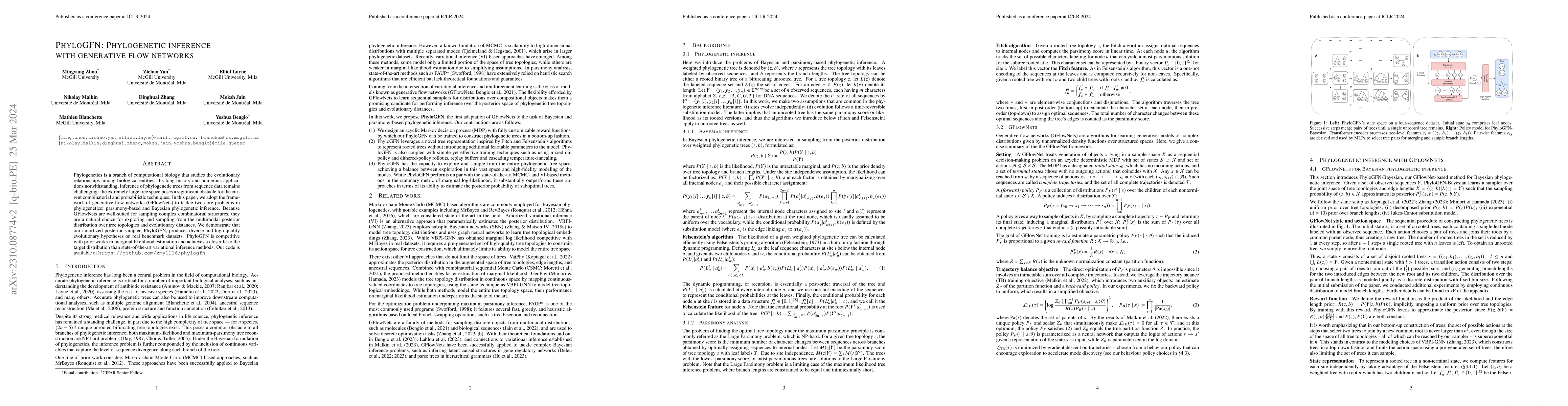 Thumbnail for PhyloGFN: Phylogenetic inference with generative flow networks