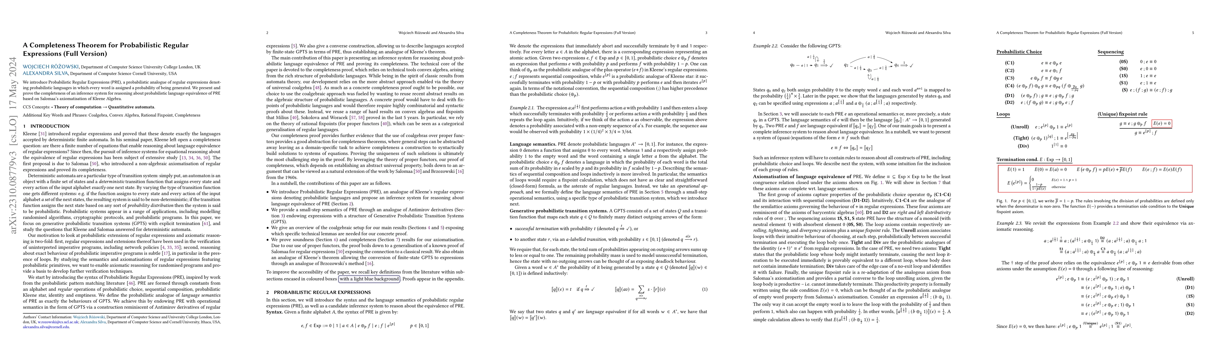Thumbnail for A Completeness Theorem for Probabilistic Regular Expressions