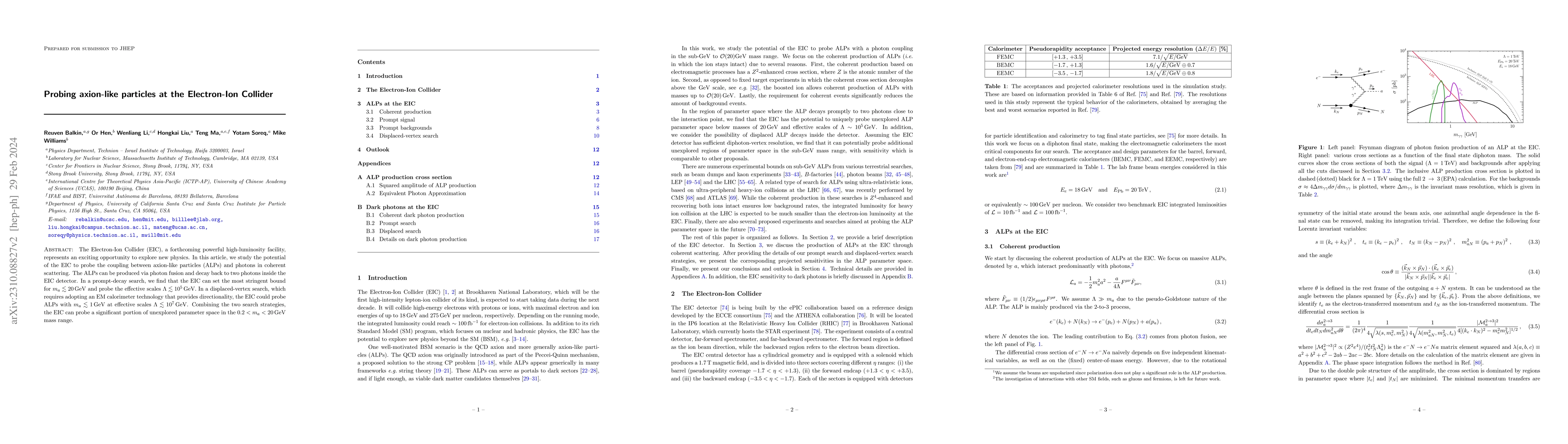 Thumbnail for Probing axion-like particles at the Electron-Ion Collider