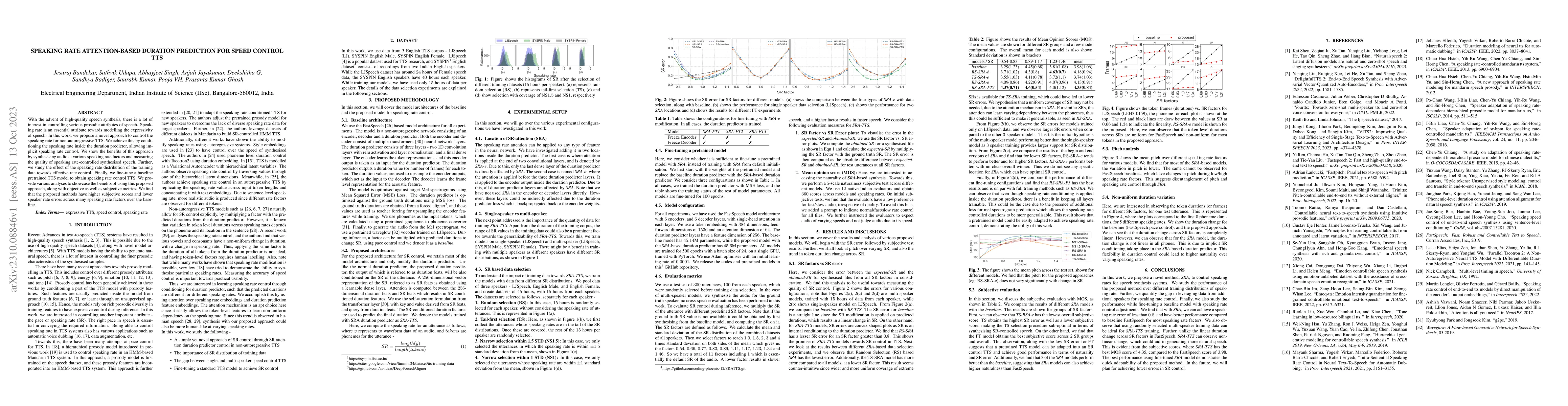 Thumbnail for Speaking rate attention-based duration prediction for speed control TTS