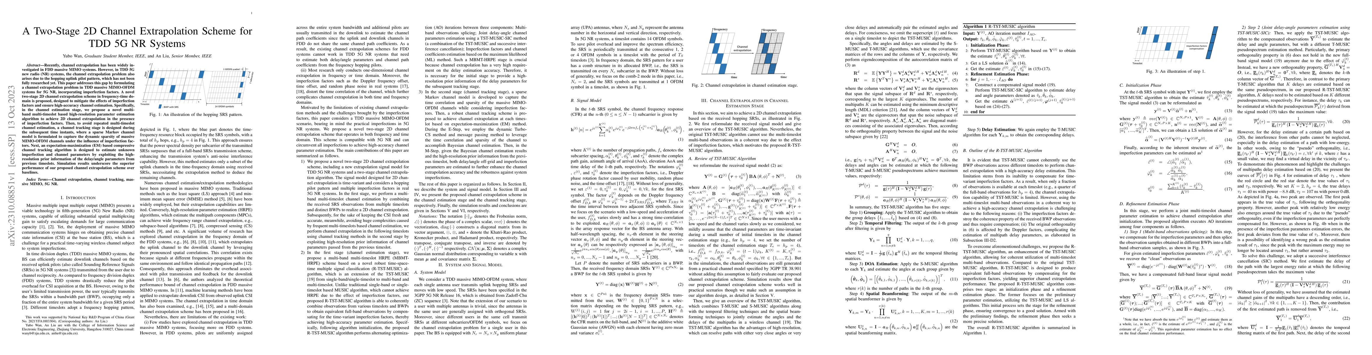 Thumbnail for A Two-Stage 2D Channel Extrapolation Scheme for TDD 5G NR Systems