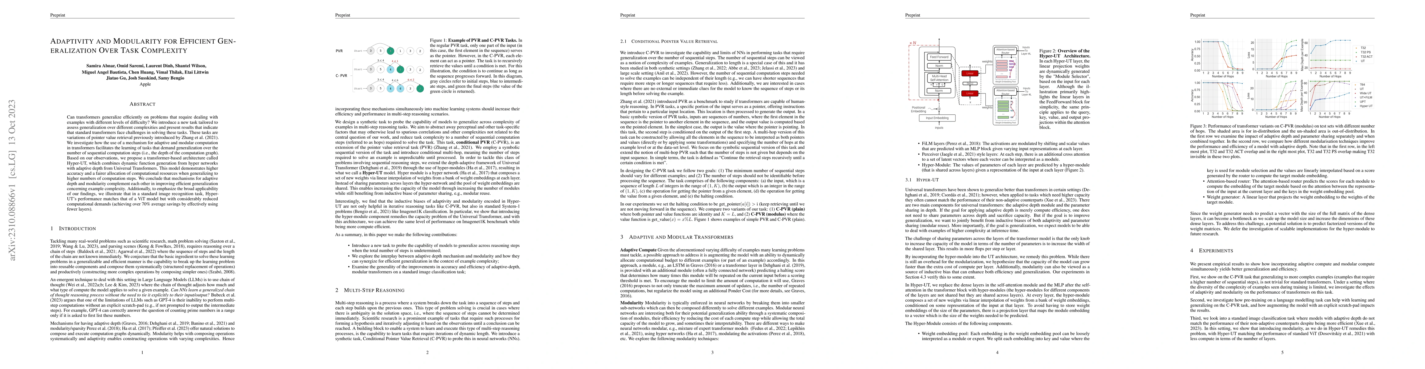 Thumbnail for Adaptivity and Modularity for Efficient Generalization Over Task
  Complexity