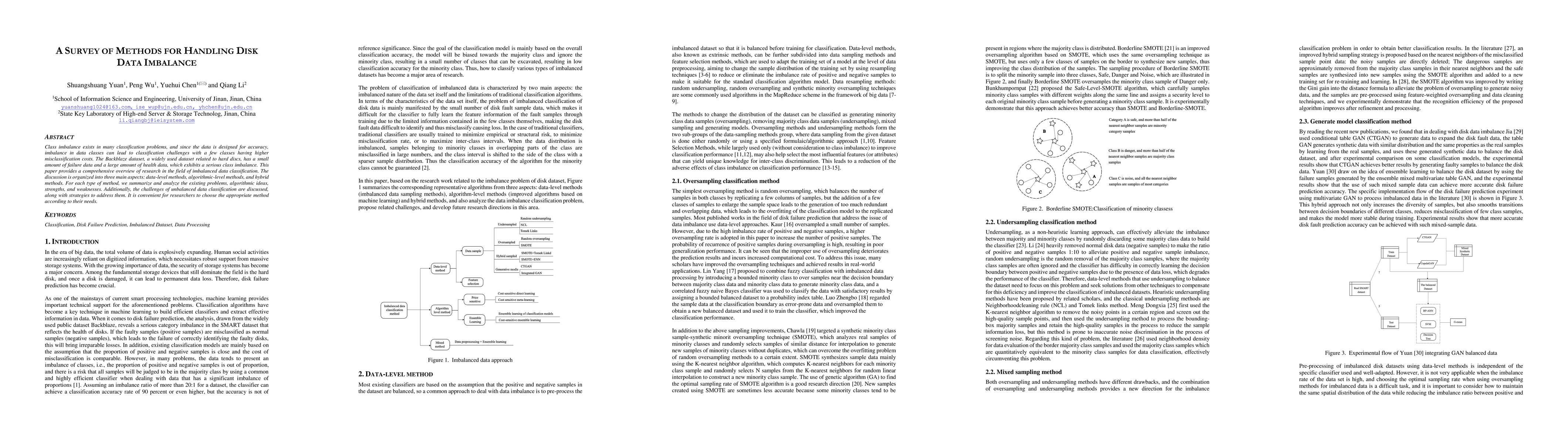 Thumbnail for A Survey of Methods for Handling Disk Data Imbalance