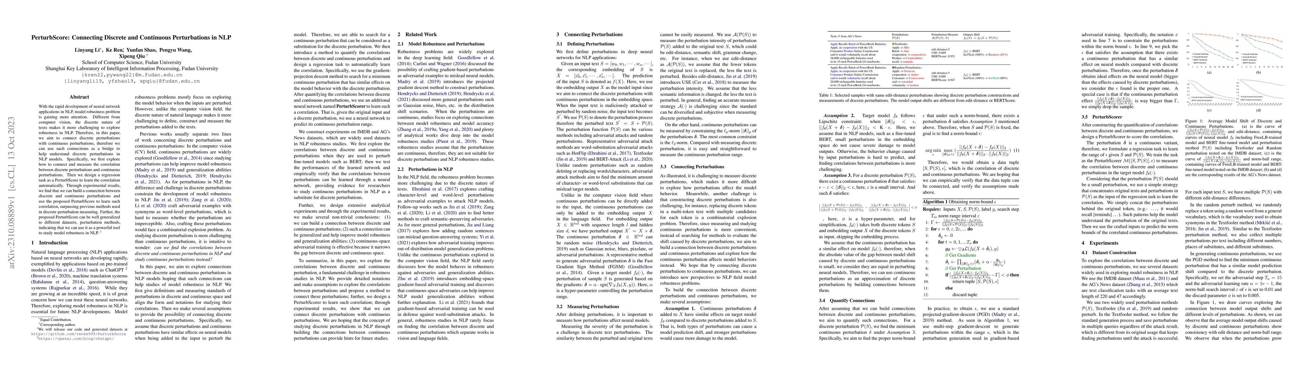 Thumbnail for PerturbScore: Connecting Discrete and Continuous Perturbations in NLP