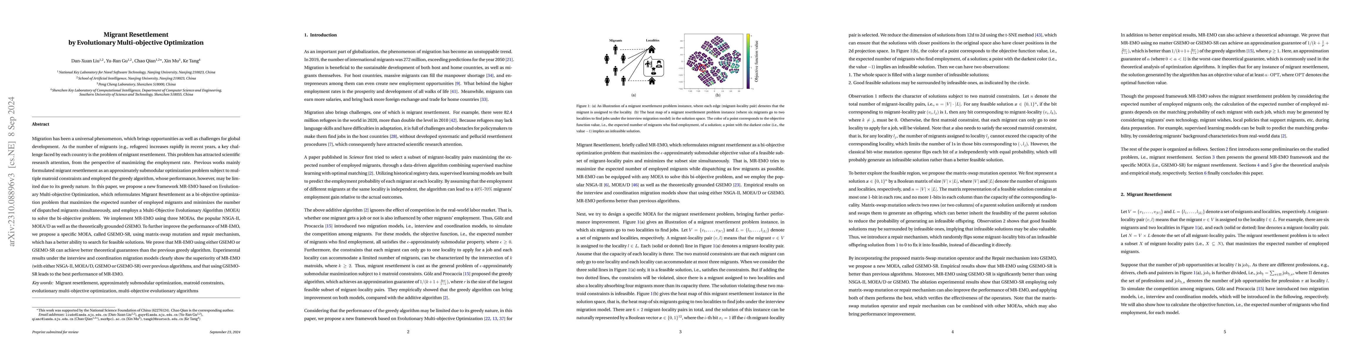 Thumbnail for Migrant Resettlement by Evolutionary Multi-objective Optimization