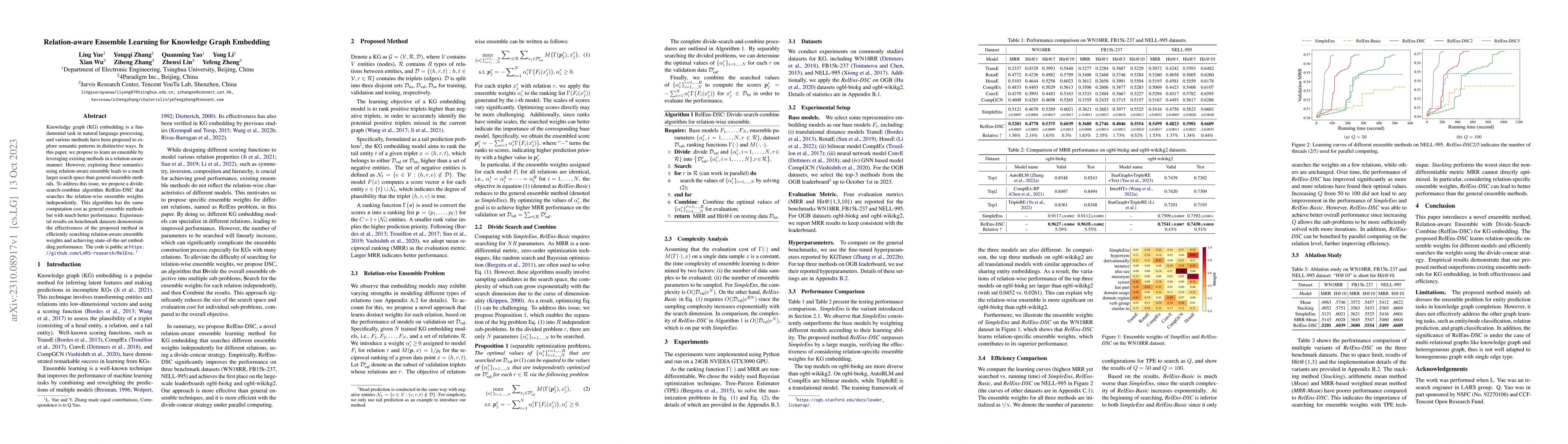 Thumbnail for Relation-aware Ensemble Learning for Knowledge Graph Embedding