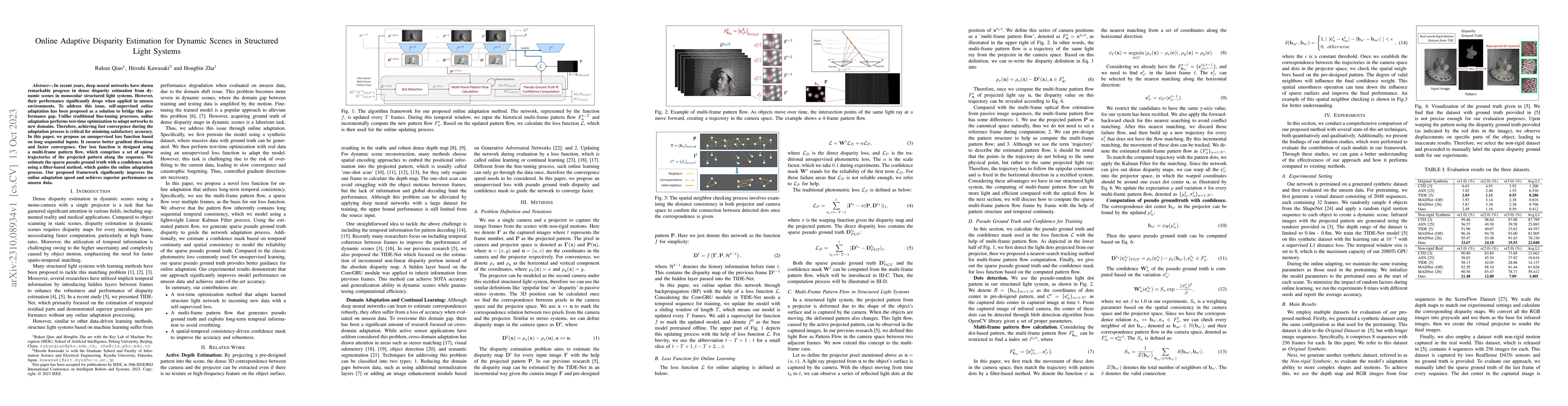 Thumbnail for Online Adaptive Disparity Estimation for Dynamic Scenes in Structured
  Light Systems