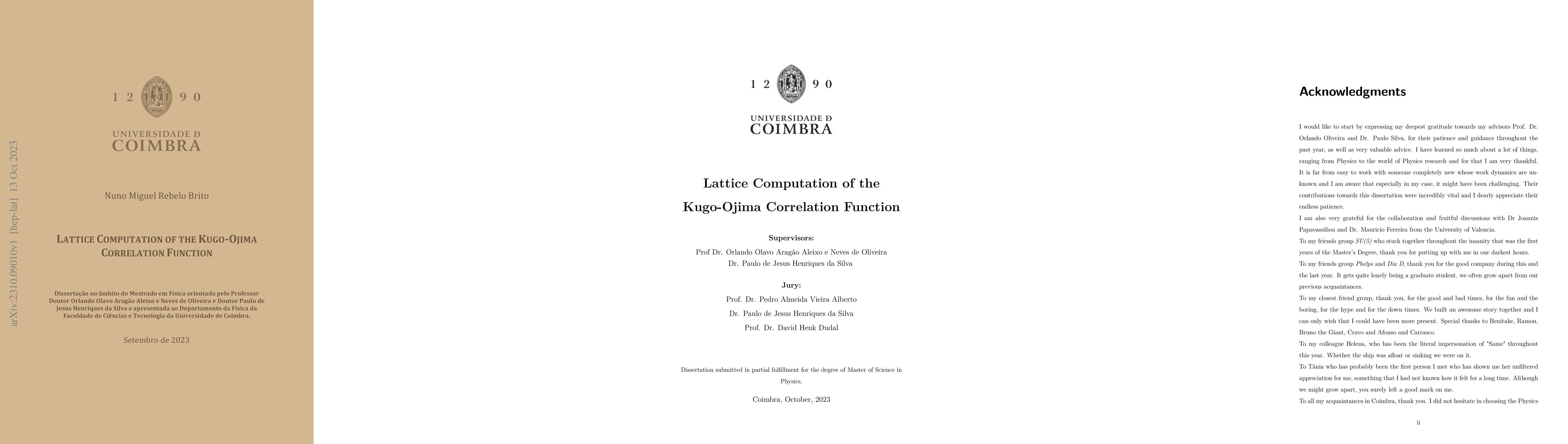 Thumbnail for Lattice computation of the Kugo-Ojima correlation function