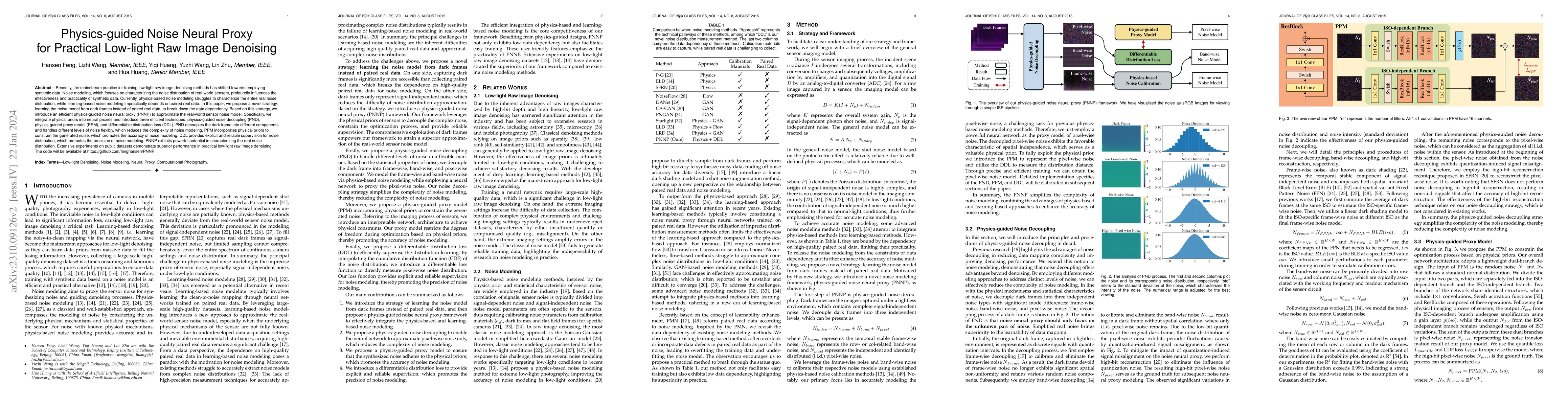 Thumbnail for Physics-guided Noise Neural Proxy for Practical Low-light Raw Image
  Denoising
