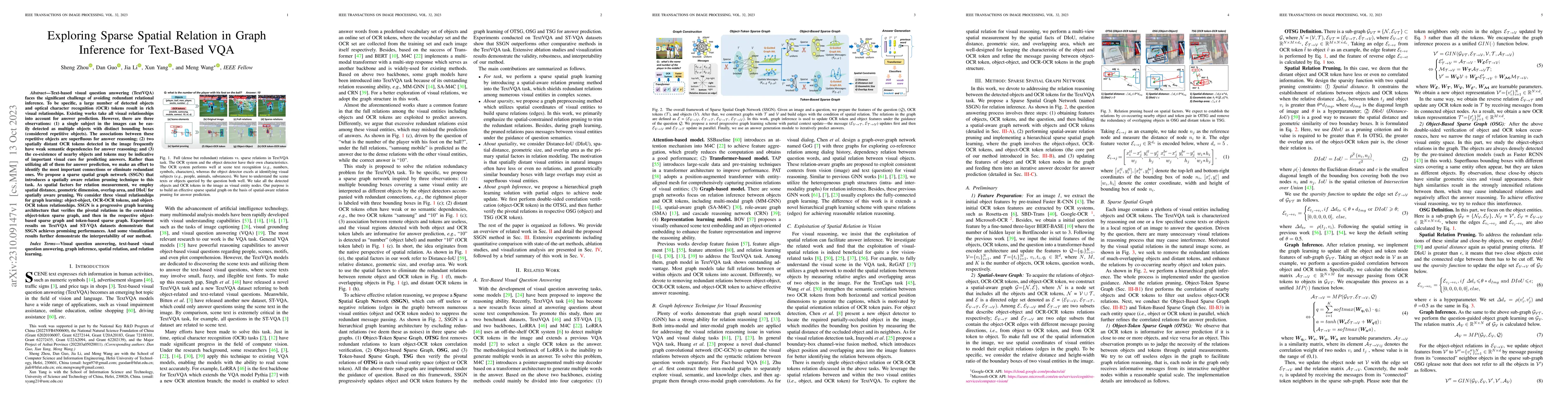 Thumbnail for Exploring Sparse Spatial Relation in Graph Inference for Text-Based VQA