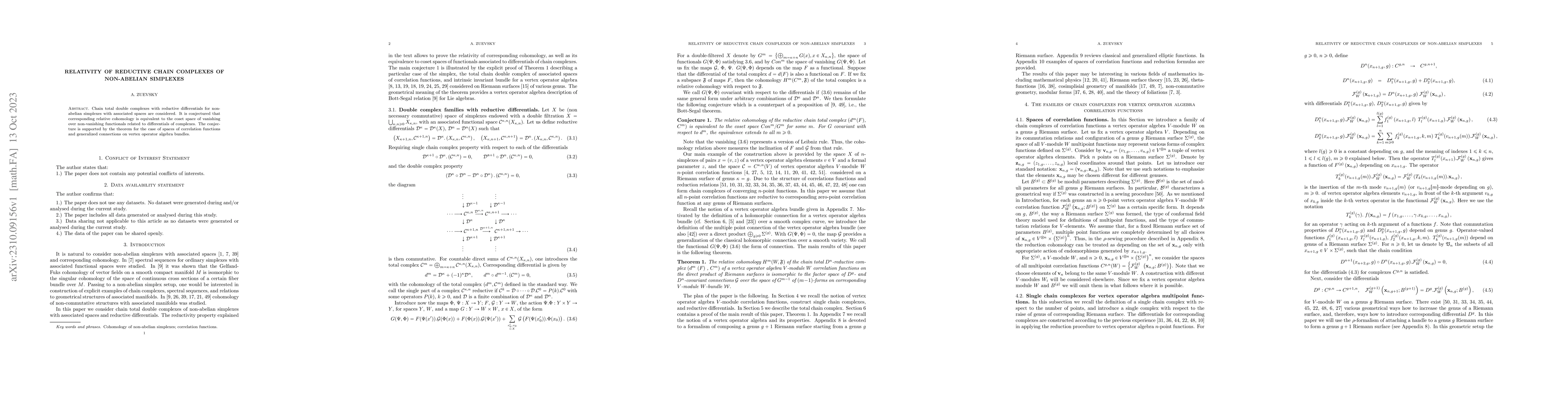 Thumbnail for Relativity of reductive chain complexes of non-abelian simplexes
