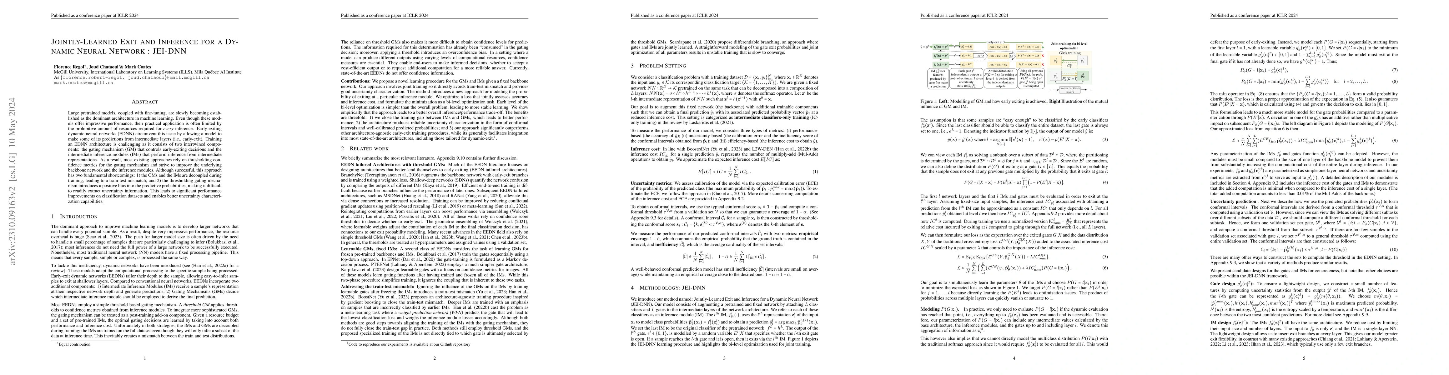 Thumbnail for Jointly-Learned Exit and Inference for a Dynamic Neural Network :
  JEI-DNN