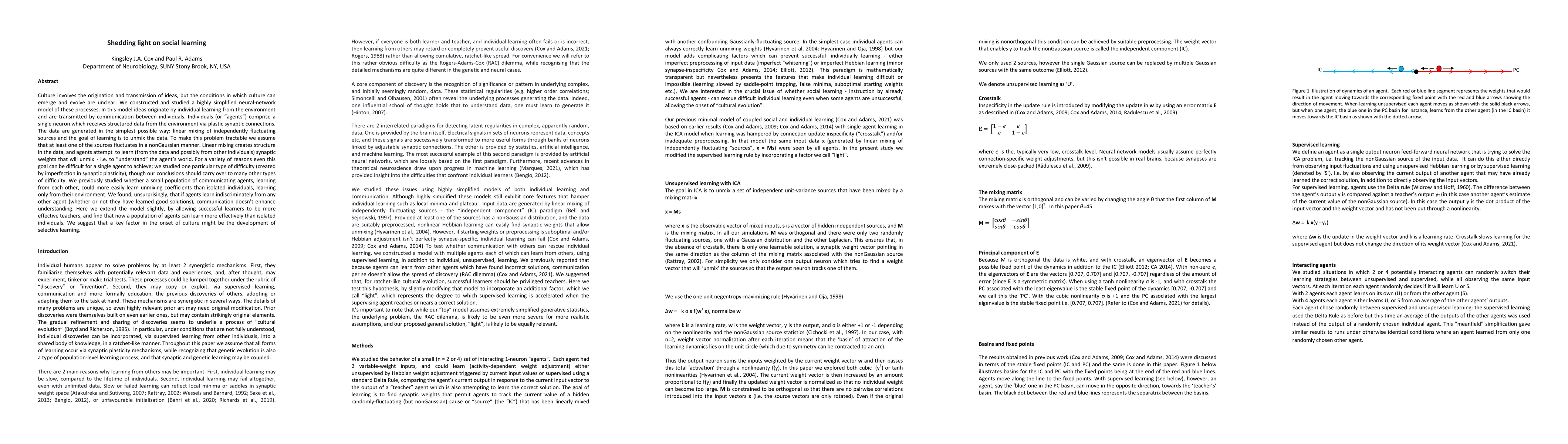 Thumbnail for Shedding light on social learning