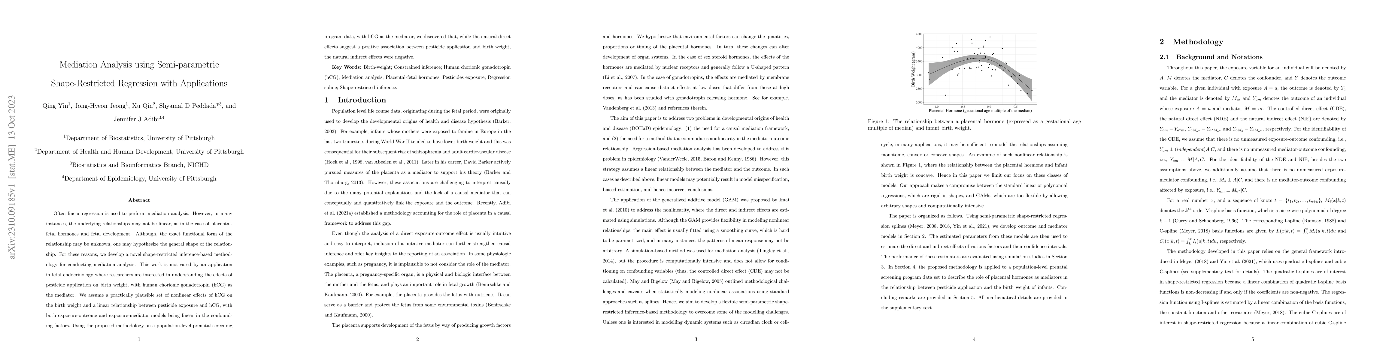 Thumbnail for Mediation Analysis using Semi-parametric Shape-Restricted Regression
  with Applications