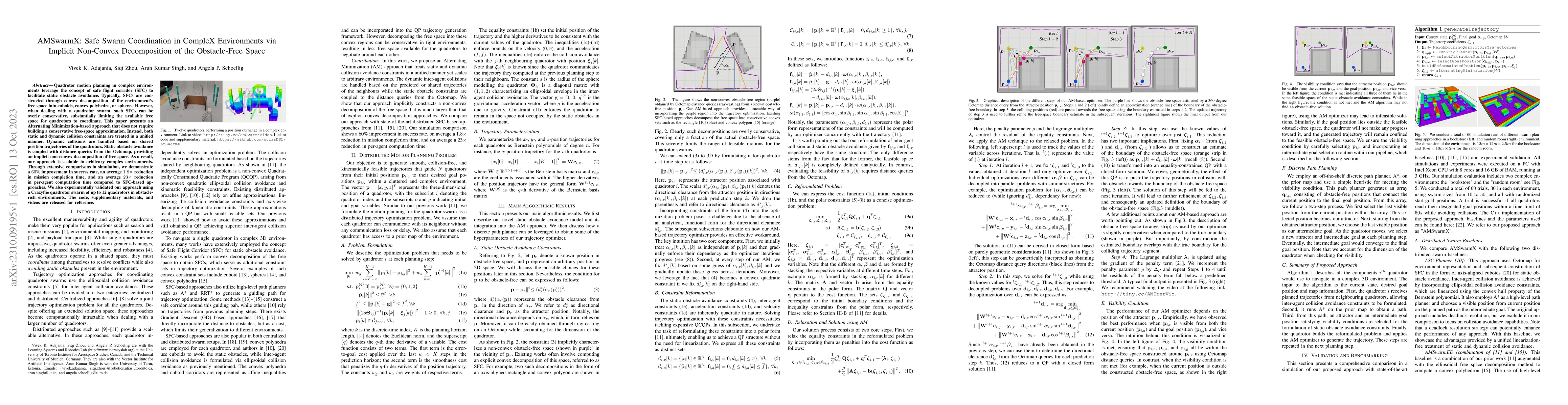 Thumbnail for AMSwarmX: Safe Swarm Coordination in CompleX Environments via Implicit
  Non-Convex Decomposition of the Obstacle-Free Space