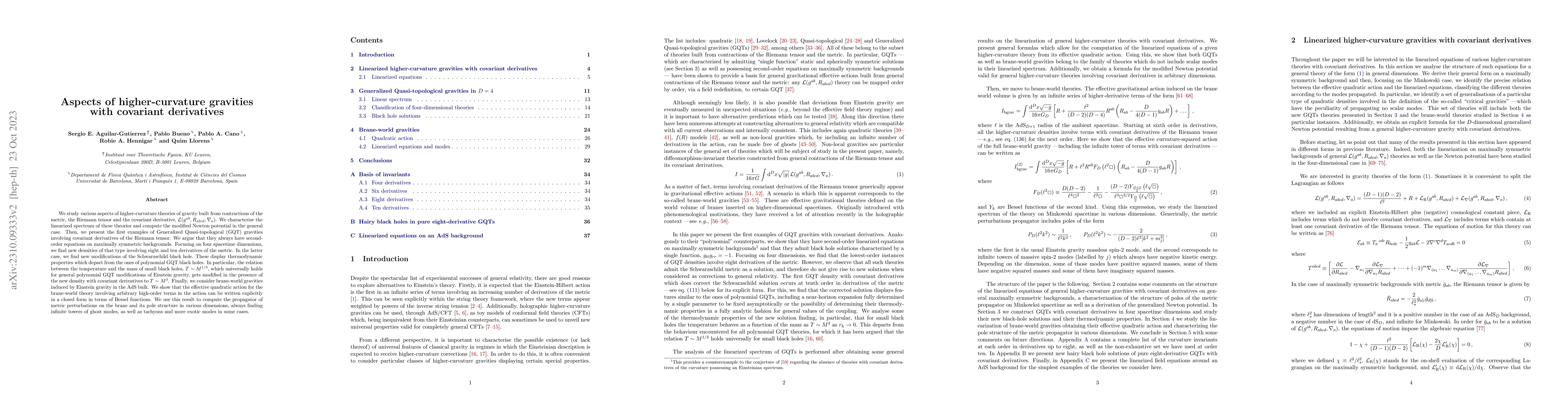 Thumbnail for Aspects of higher-curvature gravities with covariant derivatives