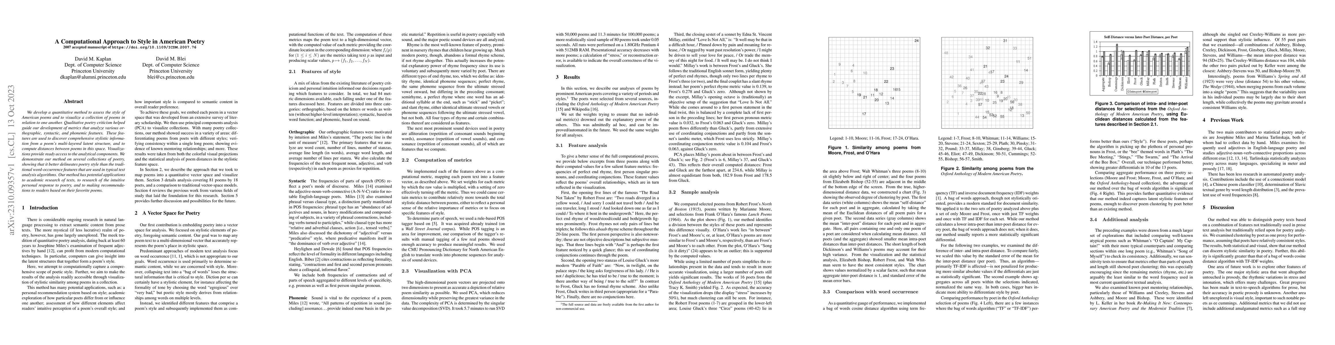 Thumbnail for A Computational Approach to Style in American Poetry