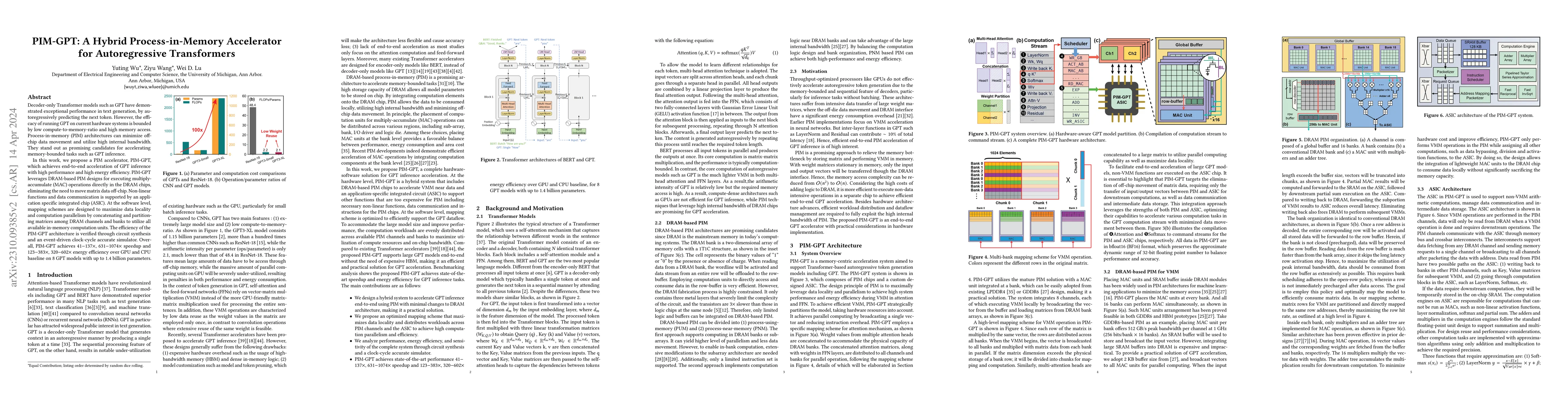 Thumbnail for PIM-GPT: A Hybrid Process-in-Memory Accelerator for Autoregressive
  Transformers