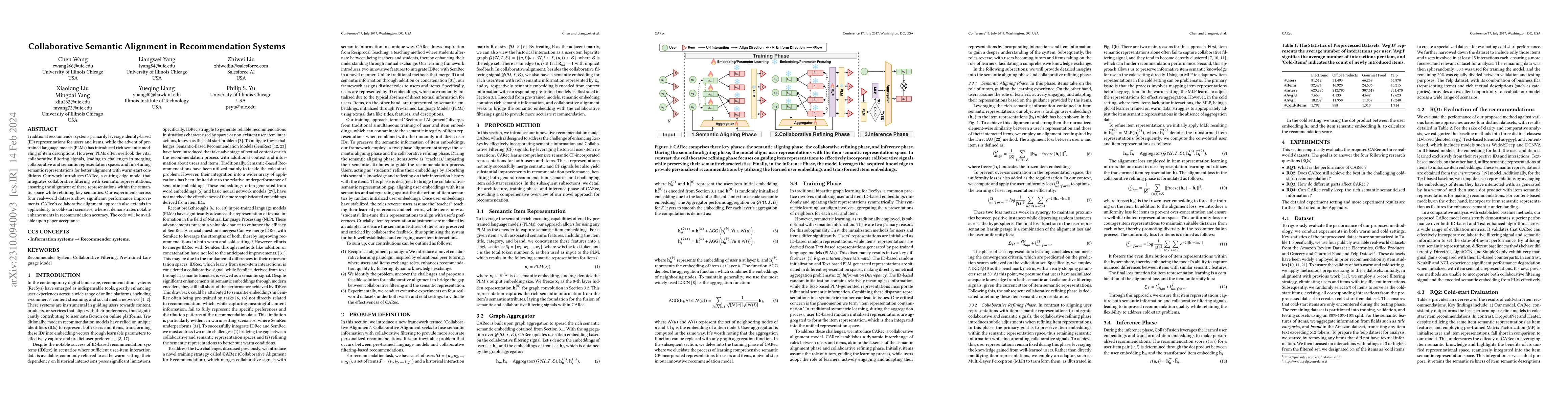 Thumbnail for Collaborative Semantic Alignment in Recommendation Systems