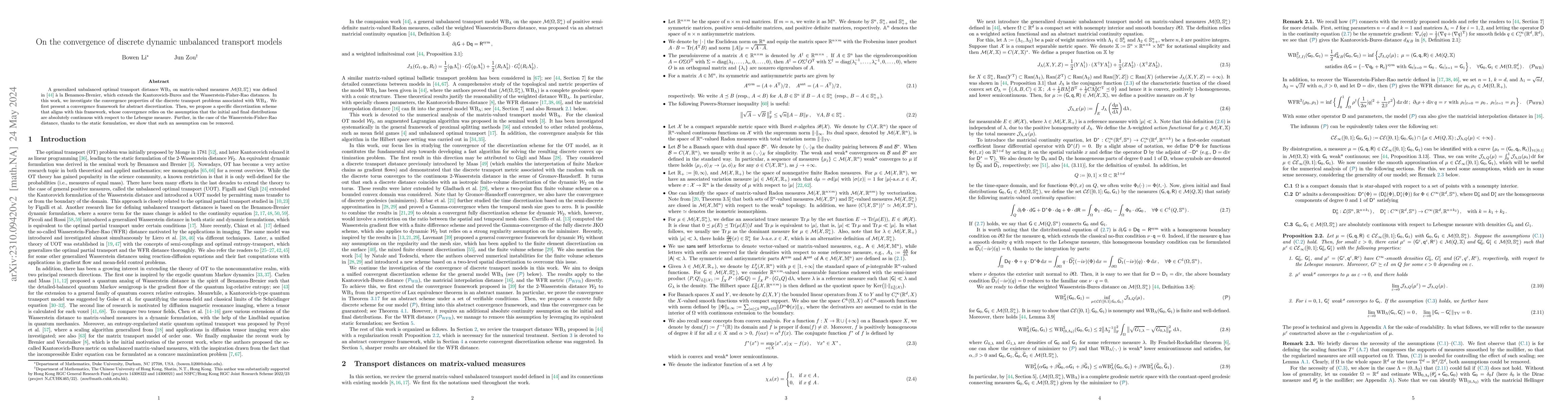 Thumbnail for On the convergence of discrete dynamic unbalanced transport models