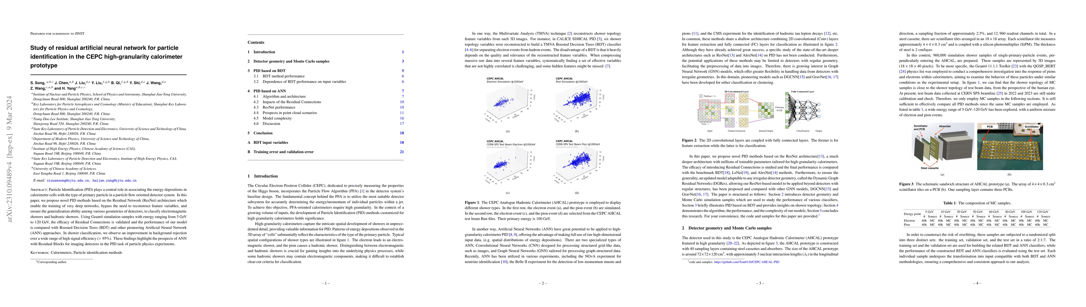 Thumbnail for Study of residual artificial neural network for particle identification
  in the CEPC high-granularity calorimeter prototype