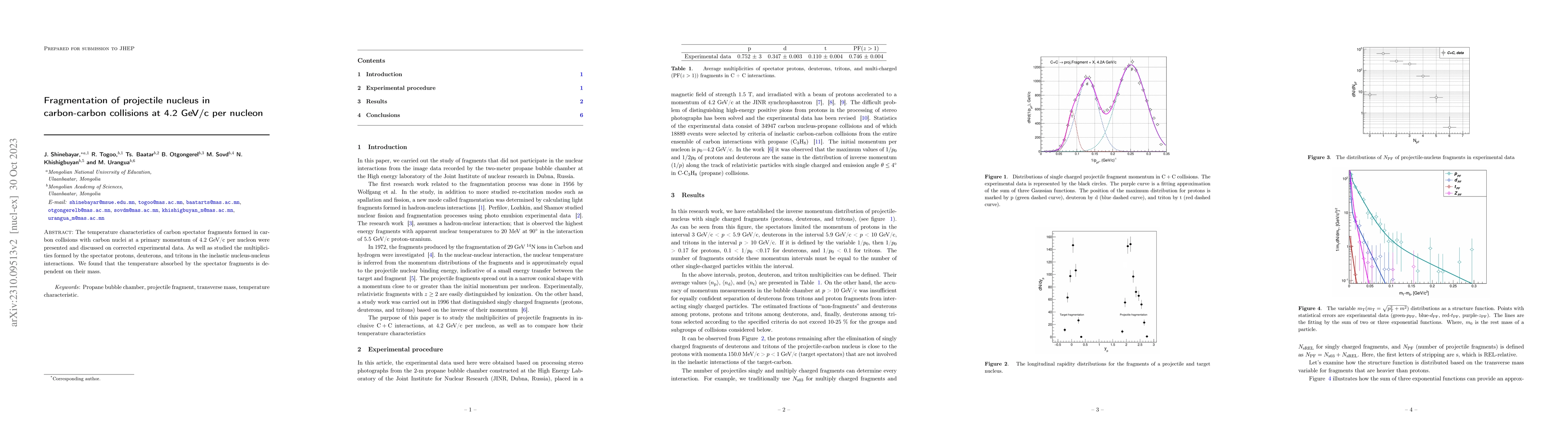 Thumbnail for Fragmentation of projectile nucleus