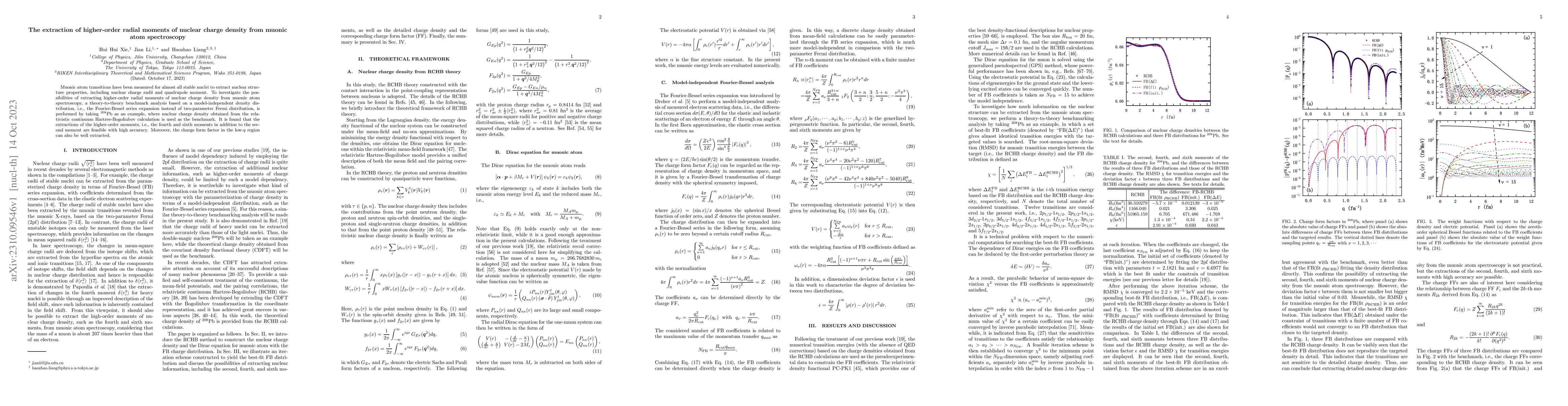 Thumbnail for The extraction of higher-order radial moments of nuclear charge density
  from muonic atom spectroscopy