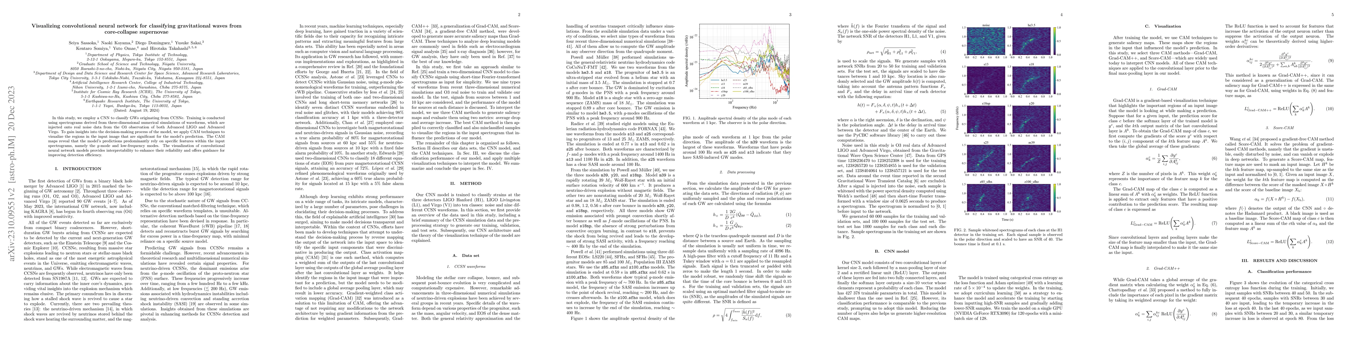 Thumbnail for Visualizing convolutional neural network for classifying gravitational
  waves from core-collapse supernovae