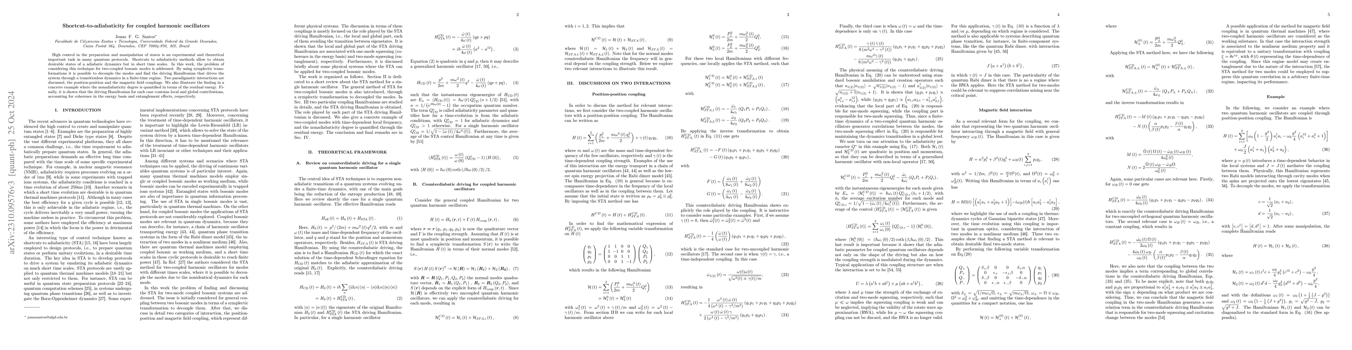 Thumbnail for Shortcut-to-adiabaticity for coupled harmonic oscillators