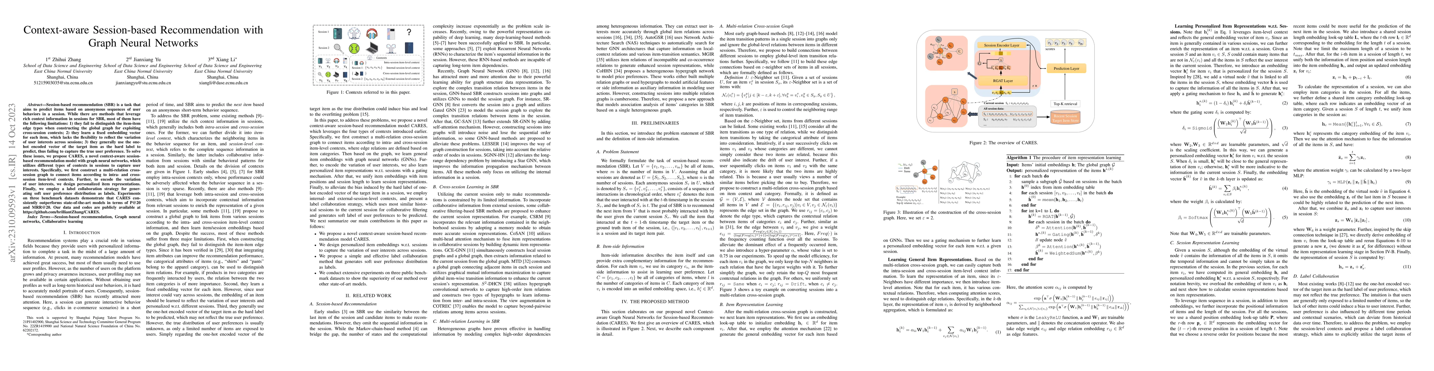 Thumbnail for Context-aware Session-based Recommendation with Graph Neural Networks