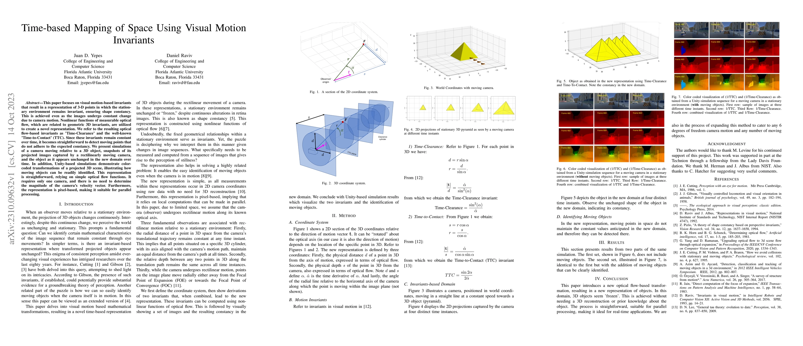 Thumbnail for Time-based Mapping of Space Using Visual Motion Invariants