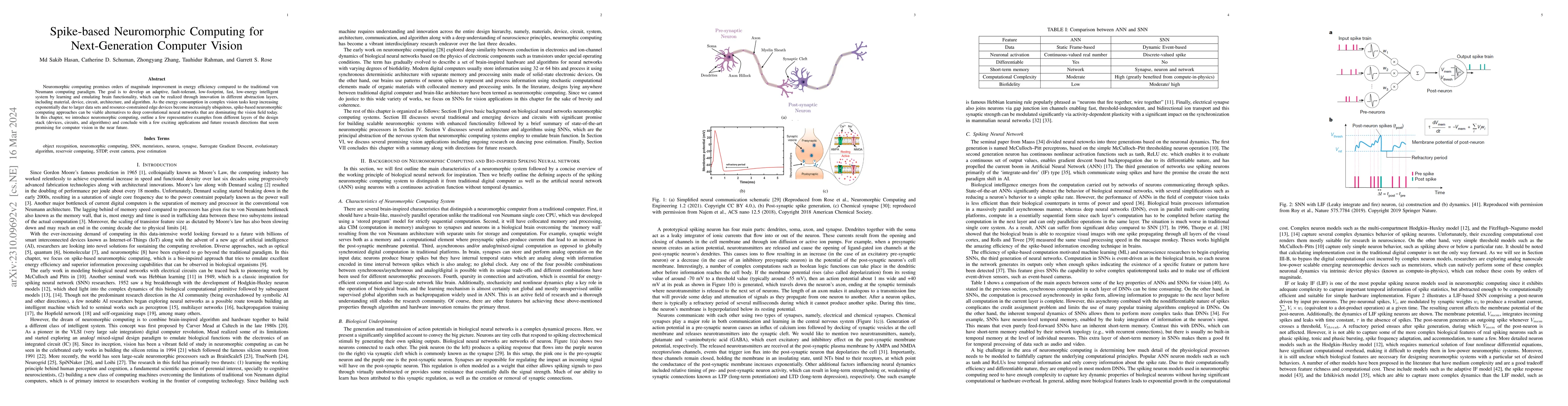 Thumbnail for Spike-based Neuromorphic Computing for Next-Generation Computer Vision
