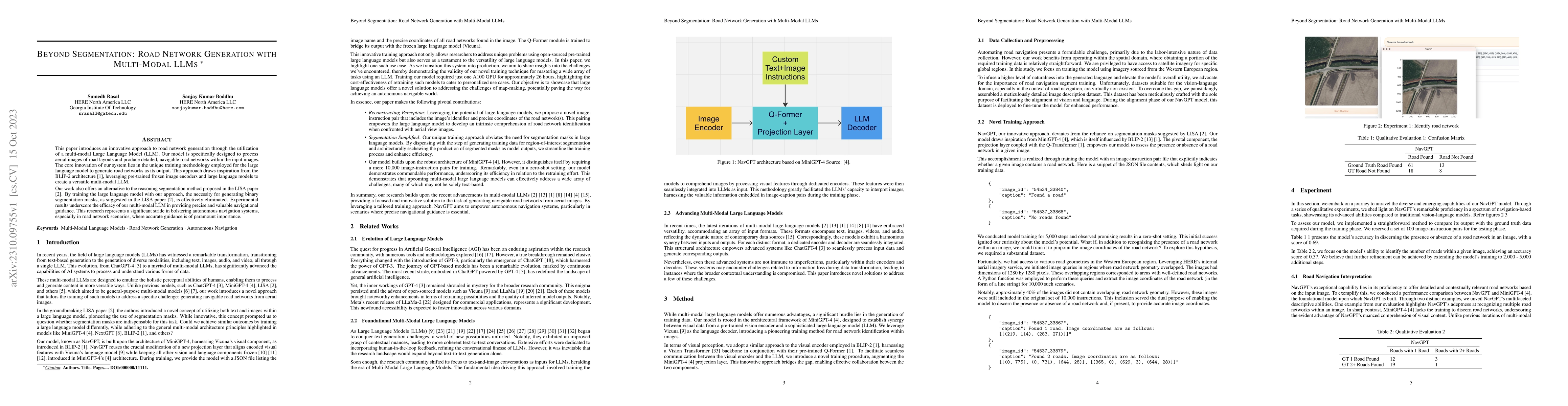 Thumbnail for Beyond Segmentation: Road Network Generation with Multi-Modal LLMs