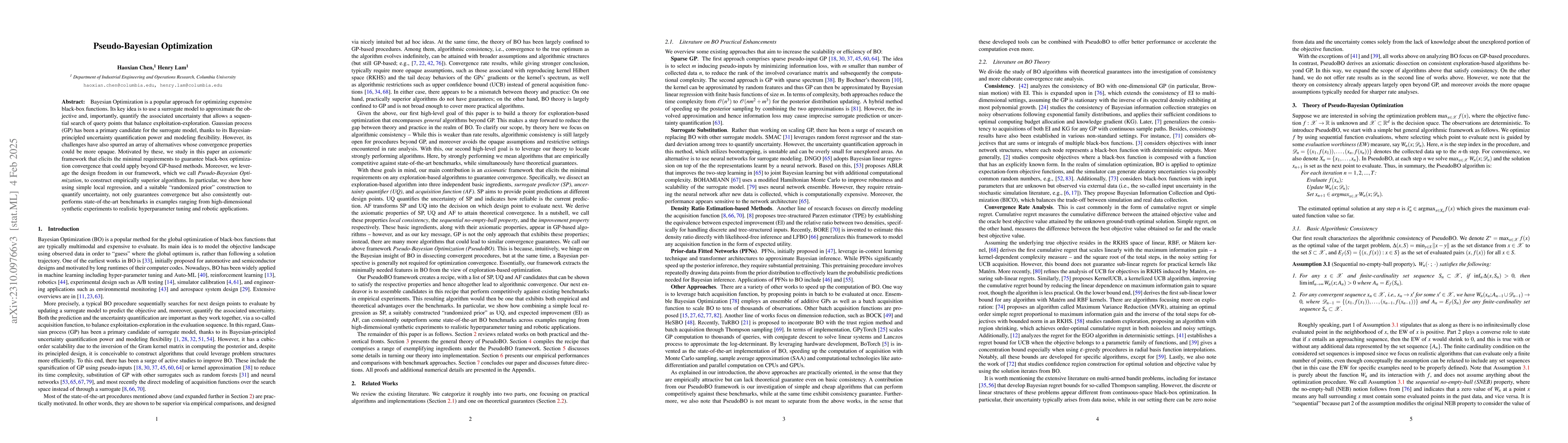 Thumbnail for Pseudo-Bayesian Optimization