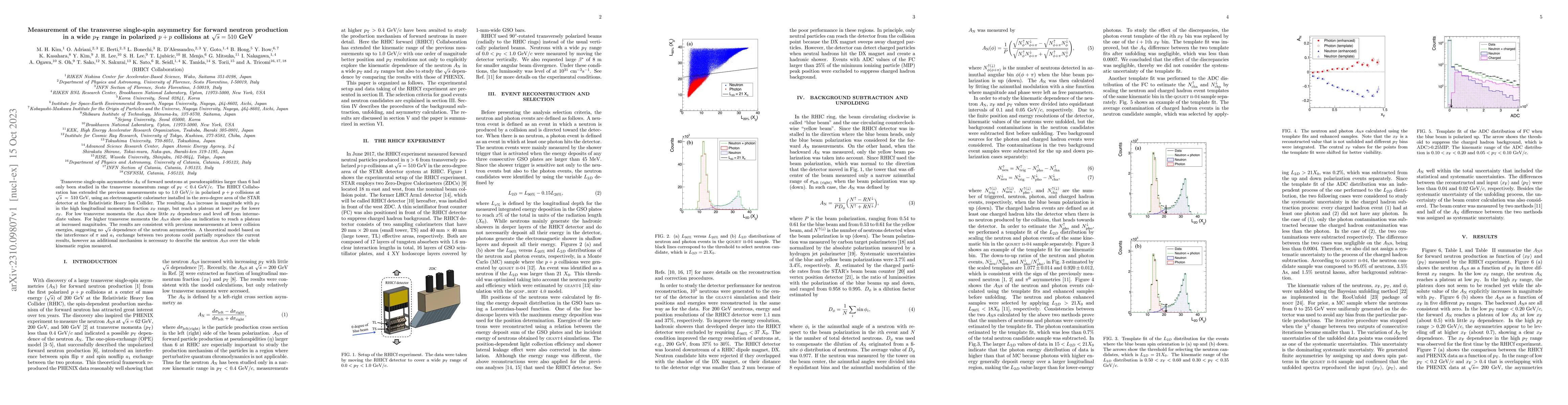 Thumbnail for Measurement of the transverse single-spin asymmetry for forward neutron
  production in a wide $p_T$ range in polarized $p+p$ collisions at $\sqrt{s} =
  510$ GeV