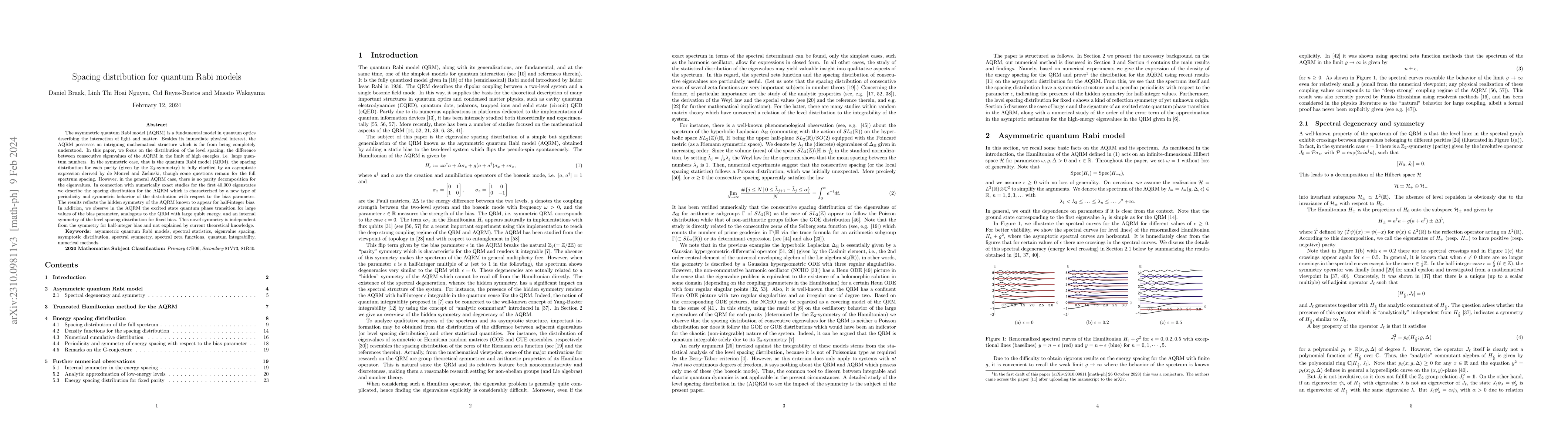 Thumbnail for Spacing distribution for quantum Rabi models
