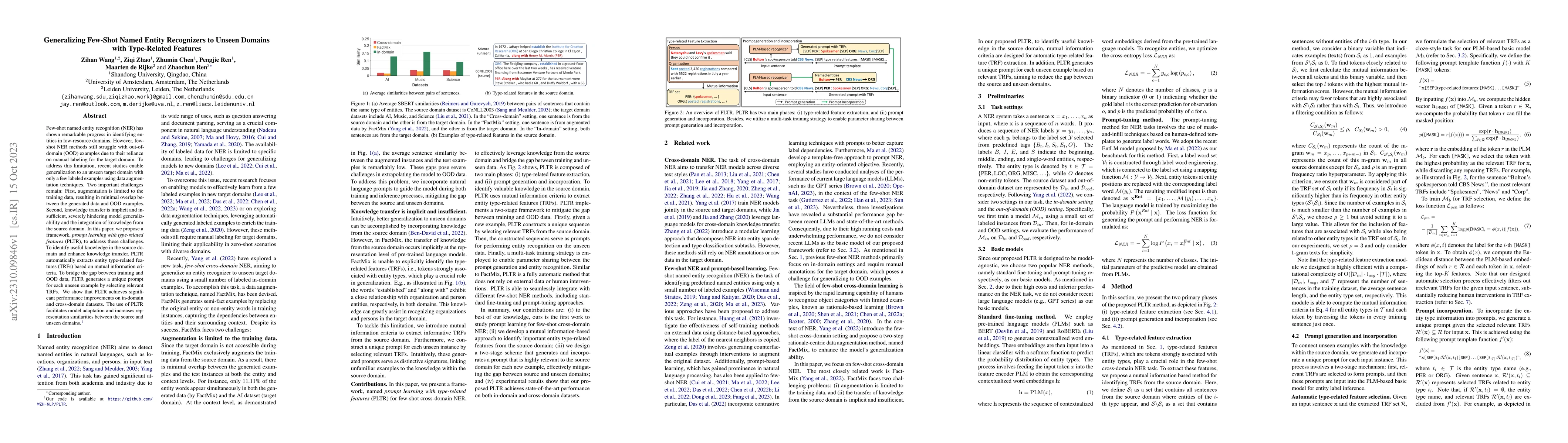 Thumbnail for Generalizing Few-Shot Named Entity Recognizers to Unseen Domains with
  Type-Related Features