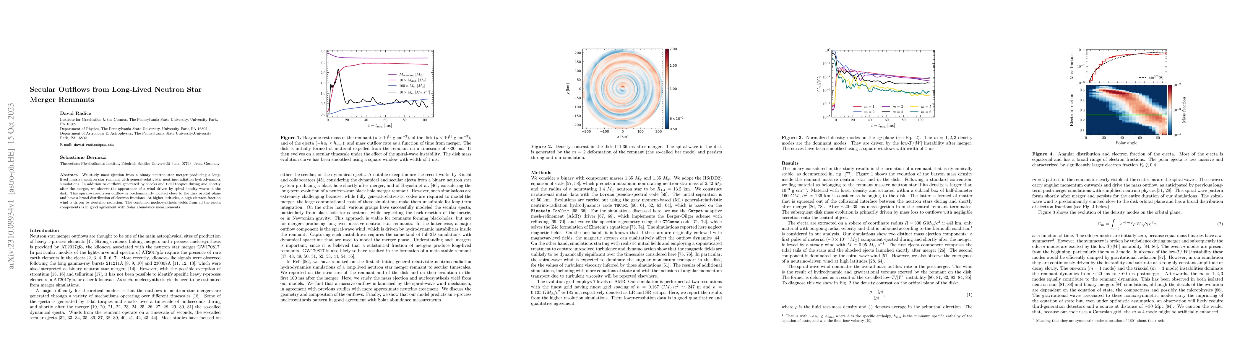 Thumbnail for Secular Outflows from Long-Lived Neutron Star Merger Remnants
