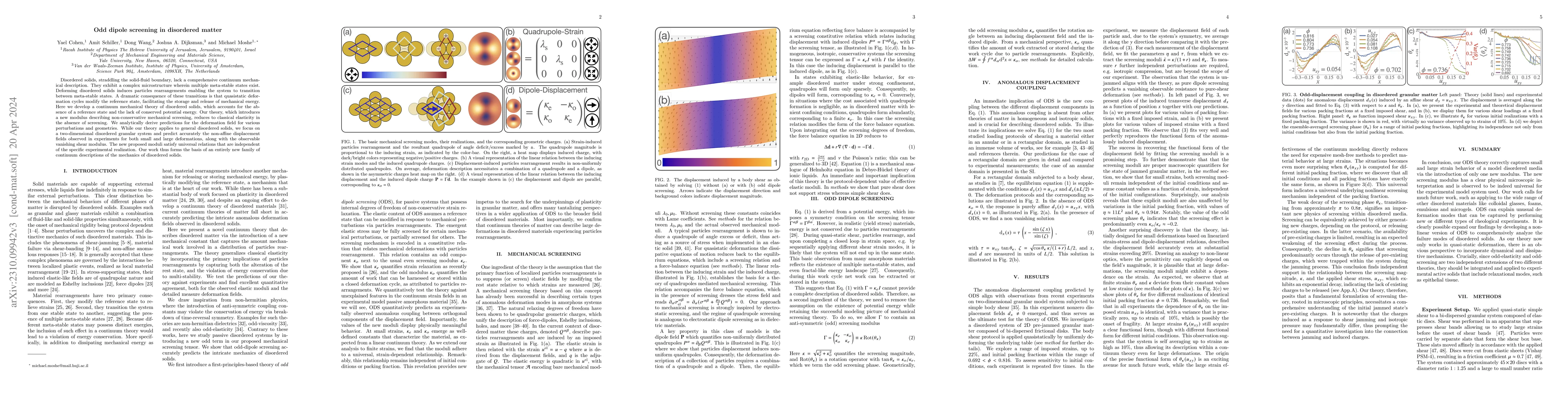 Thumbnail for Odd dipole screening in disordered matter