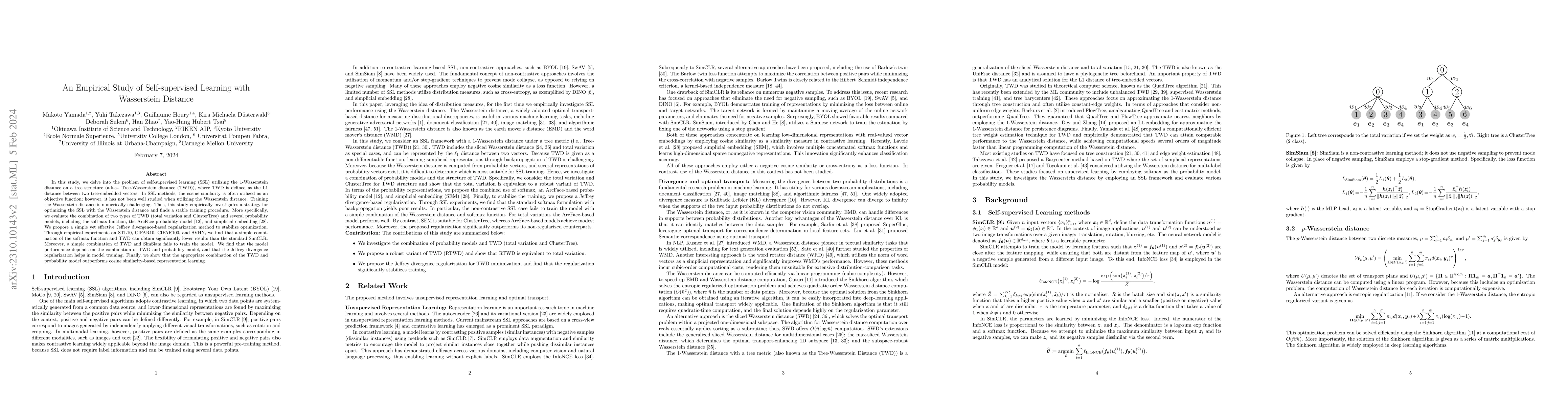 Thumbnail for An Empirical Study of Self-supervised Learning with Wasserstein Distance
