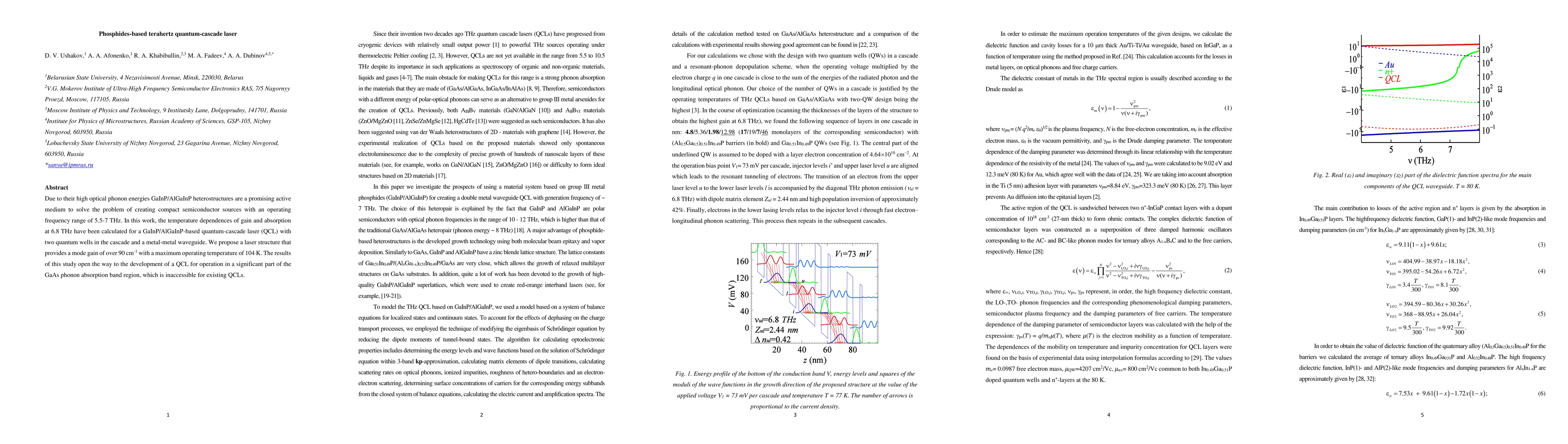 Thumbnail for Phosphides-based terahertz quantum-cascade laser